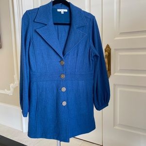 Cabi, Size Medium, Coat Blue, 4 buttoned